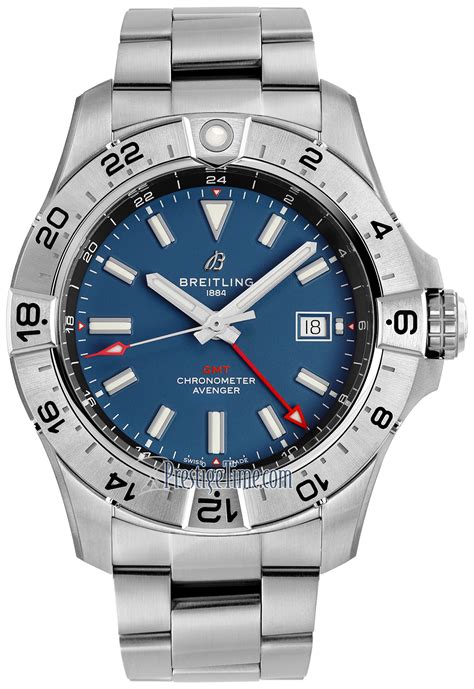 a32320101c1a1 Breitling Avenger Automatic GMT 44 Mens Watch